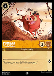 Pumbaa The First Chapter Card List