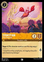 Sebastian The First Chapter Card List
