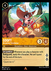 Goofy Ursula's Return Card List