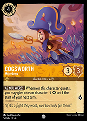 Cogsworth Ursula's Return Card List