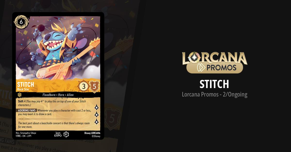 Stitch Lorcana Promos Lorcana Card | Lorcanawiz Stitch Lorcana Promos Lorcana Card | Lorcanawiz