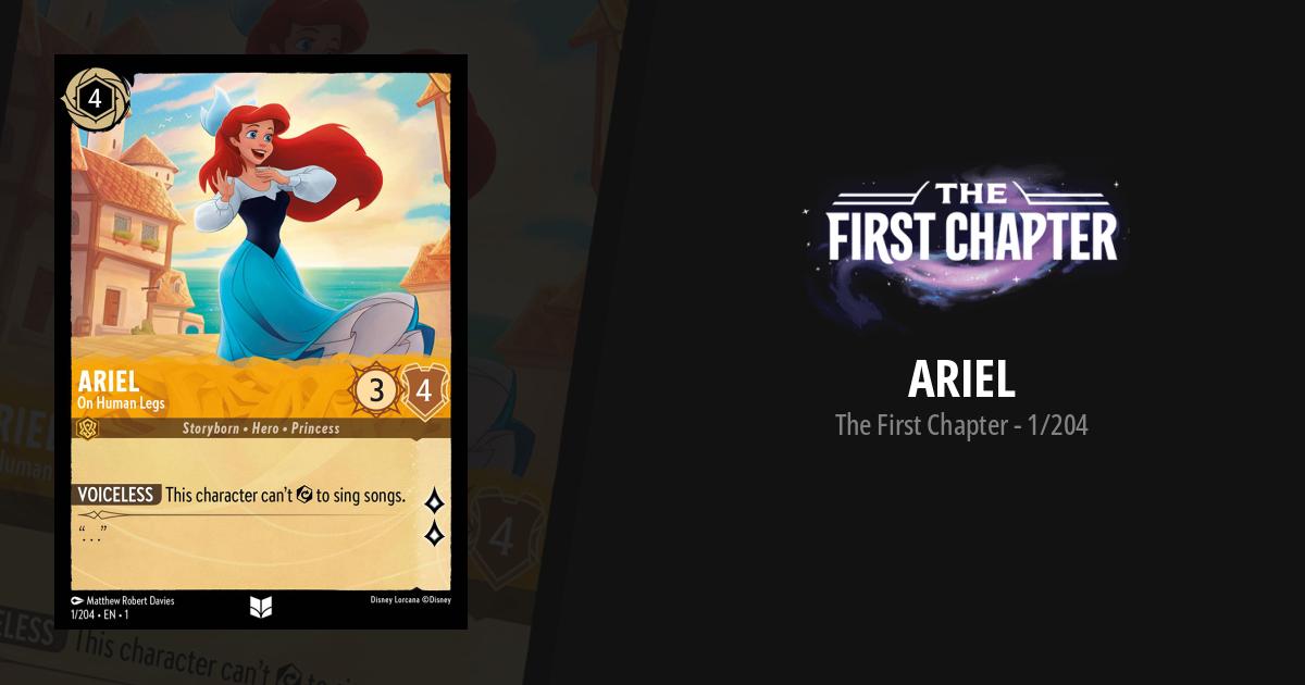 Ariel The First Chapter Lorcana Card | Lorcanawiz Ariel The First Chapter Lorcana Card | Lorcanawiz
