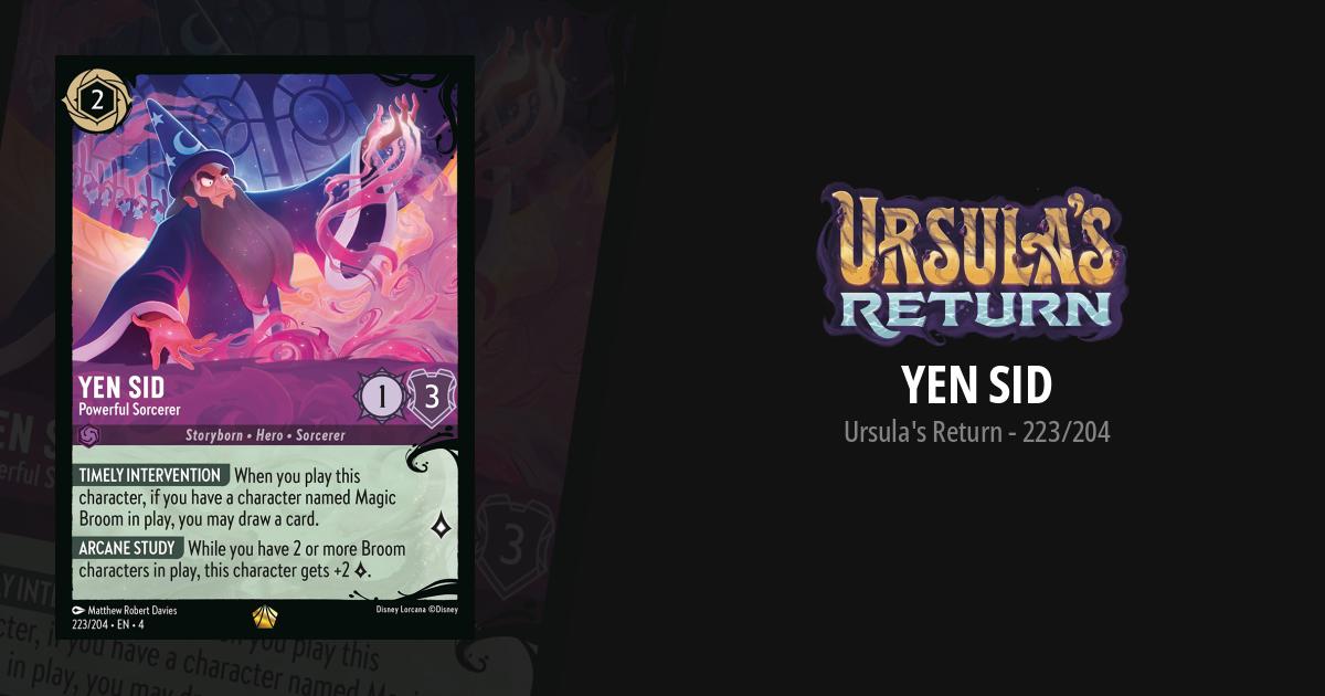 Yen Sid Ursula's Return Lorcana Card | Lorcanawiz Yen Sid Ursula's Return Lorcana Card | Lorcanawiz